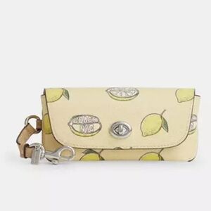 Coach Sunglass Case with Lemon Print